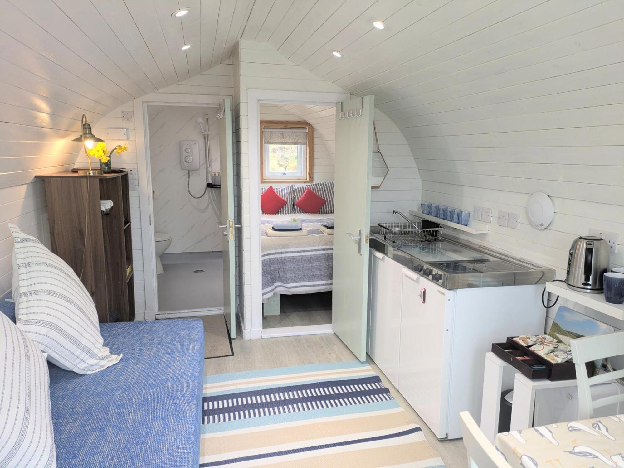Glamping Pod For 2 Pod Beag Na Haun Eriskay Villa Ngoại thất bức ảnh